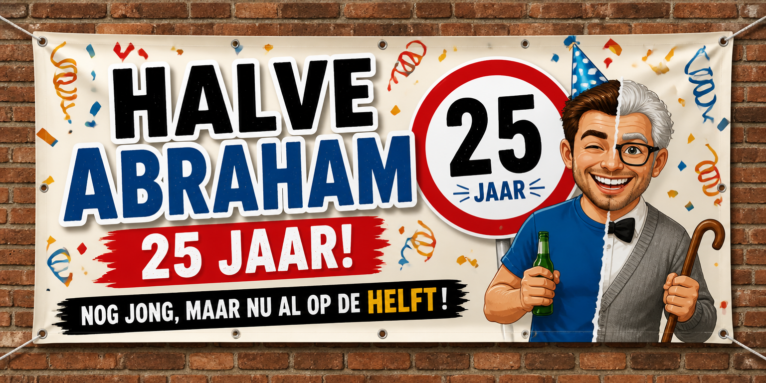25 jaar spandoek